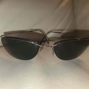 Silhouette Black Sunglasses